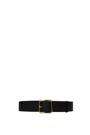 Alexander McQueen Regular belts Women Leather Black