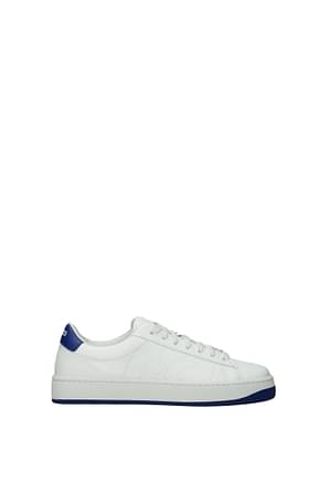 Kenzo Sneakers Femme Cuir Blanc Bleu