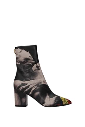 Valentino Garavani Ankle boots Women Leather Multicolor