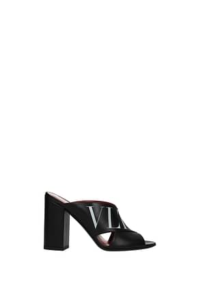 Valentino Garavani Sandals Women Leather Black