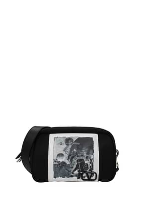 Valentino Garavani Crossbody Bag Men Fabric  Black