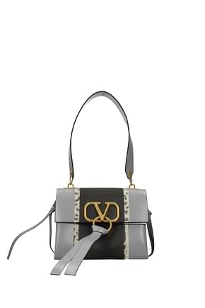 Valentino Garavani Shoulder bags Women Leather Gray