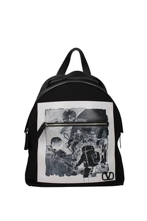 Valentino Garavani Backpack and bumbags Men Fabric  Black