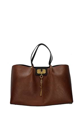 Valentino Garavani Shoulder bags Women Leather Brown Leather