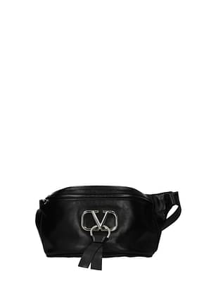 Valentino Garavani Backpack and bumbags Men Leather Black