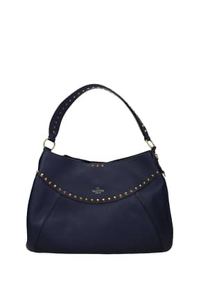 Valentino Garavani Shoulder bags Women Leather Blue