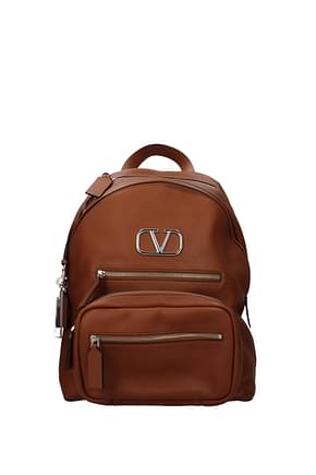 Valentino Garavani 背包和腰包 女士 皮革 棕色