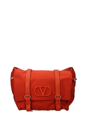 Valentino Garavani Backpack and bumbags Men Fabric  Orange Lobster