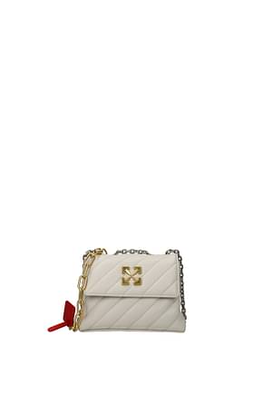 Off-White Shoulder bags Women Leather Beige