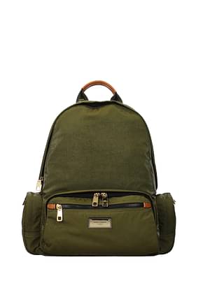 Dolce&Gabbana Backpack and bumbags Men Fabric  Green Military Green
