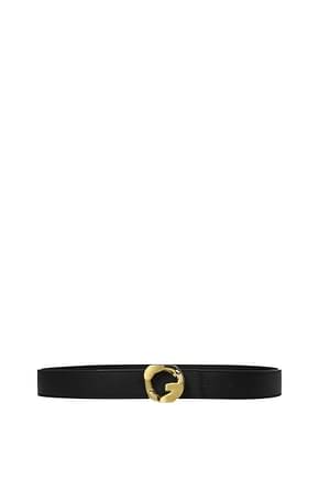 Givenchy Cinturones Normales Mujer Piel Negro Oro