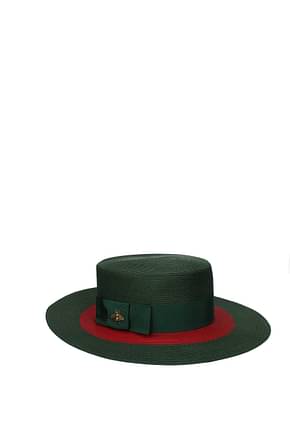 Gucci Hats Women Paper Green Red