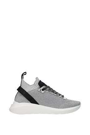 Dsquared2 Sneakers Homme Tissu Argent