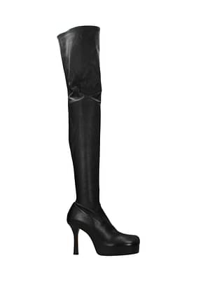 Bottega Veneta बूट्स महिलाओं चमड़ा काली