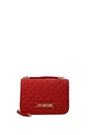Love Moschino Shoulder bags Women Polyurethane Red