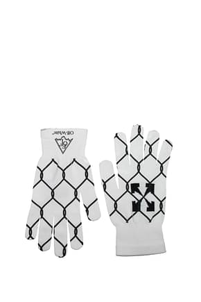 Off-White Gloves Men Polyamide White