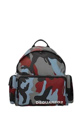 Dsquared2 Backpack and bumbags Men Fabric  Multicolor