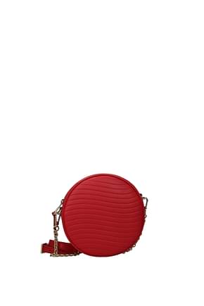 Furla Crossbody Bag swing Women Leather Red Strawberry