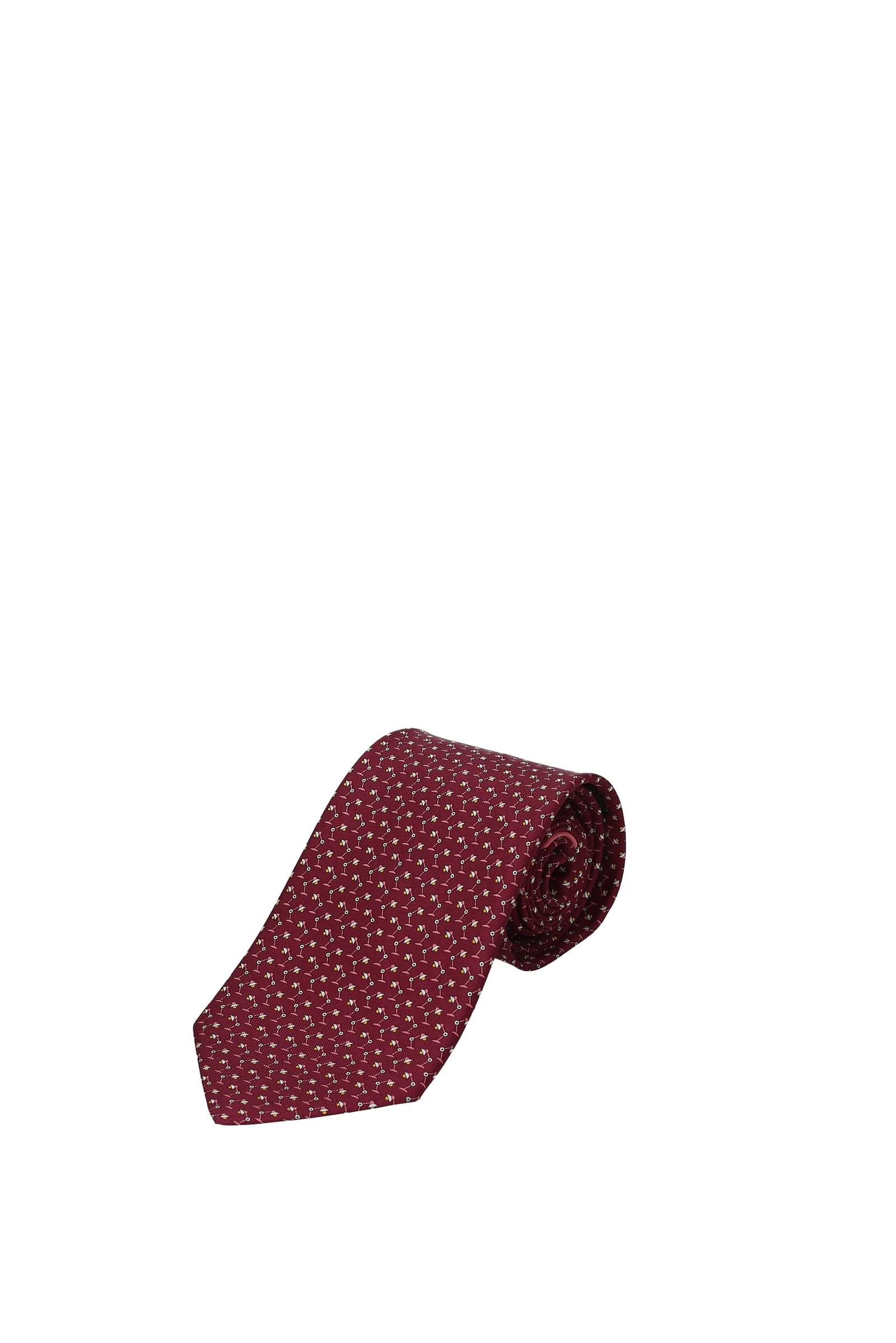 Homme Accessoires Cravates Cravate en soie à imprimé monogrammé Soie Ferragamo pour homme en coloris Violet 