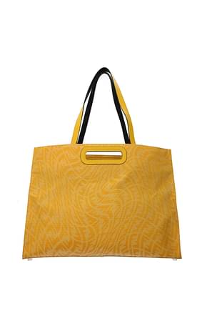 Fendi Handbags Men Fabric  Yellow Golden Wattle