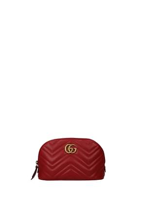 Gucci Clutches Women Leather Red