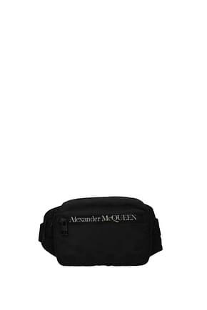 Alexander McQueen Sacs à dos et Bananes Homme Tissu Noir