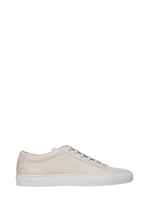 Common Projects Sneakers achilles Men Leather Beige