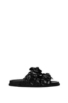 Valentino Garavani 拖鞋和木屐 atelier 03 女士 皮革 黑色