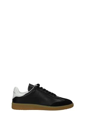 Isabel Marant Sneakers bryce Donna Pelle Nero Bianco