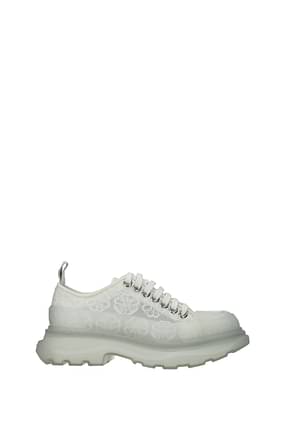 Alexander McQueen Sneakers Women Fabric  Gray