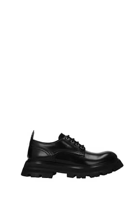 Alexander McQueen 运动鞋 女士 皮革 黑色