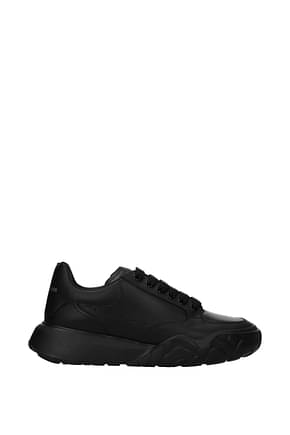 Alexander McQueen Sneakers Men Leather Black