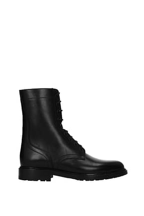 Celine Ankle Boot Men Leather Black