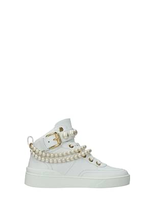 Moschino Sneakers Mujer Piel Blanco
