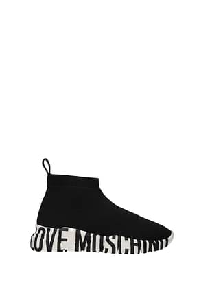 Love Moschino 运动鞋 女士 布料 黑色