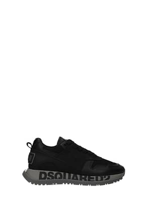Dsquared2 أحذية رياضية running نساء سويدي أسود