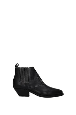 P.A.R.O.S.H. Ankle boots elly Women Leather Black