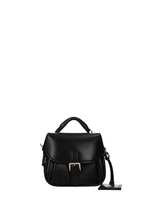 Max Mara Handbags Women Leather Black