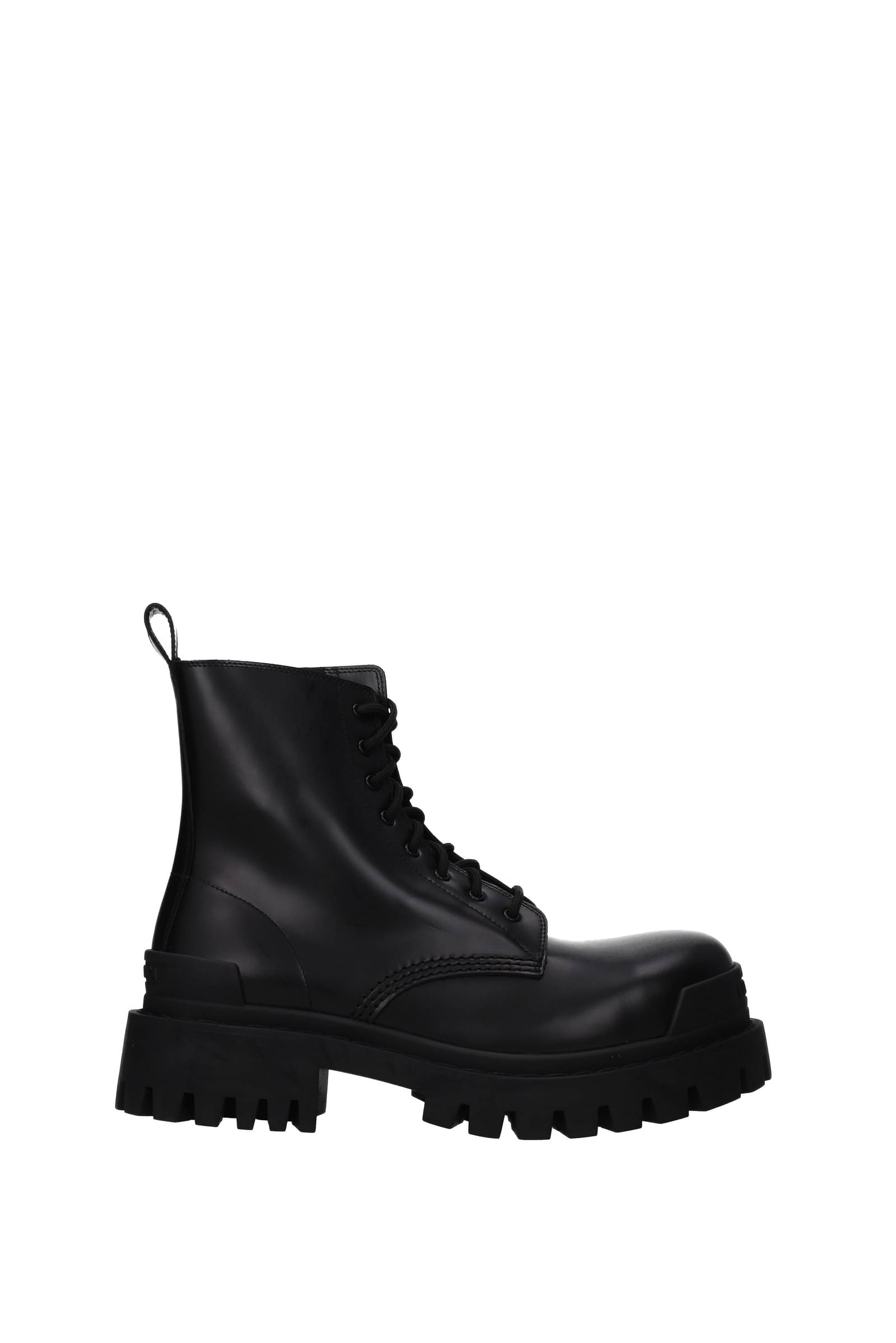 Giày Balenciaga Black Tractor Boots 641399WA8E91000  AuthenticShoes