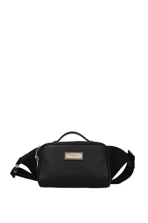 Dolce&Gabbana Backpack and bumbags Men Leather Black