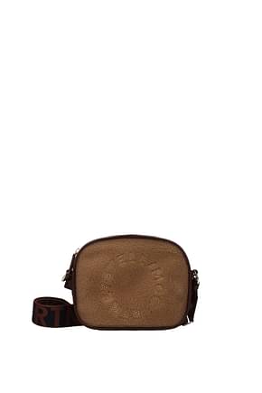 Stella McCartney Crossbody Bag camera bag Women Eco Fur Brown Leather