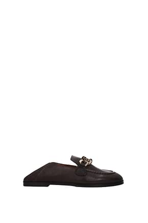 See by Chloé Loafers Women Leather Brown Dark Brown