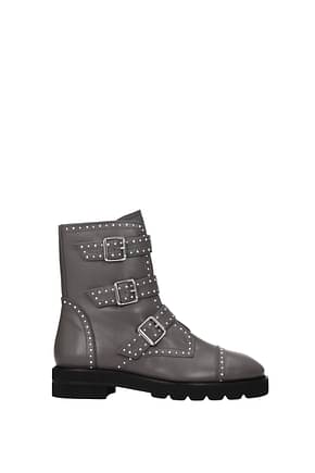 Stuart Weitzman Ankle boots jesse Women Leather Gray