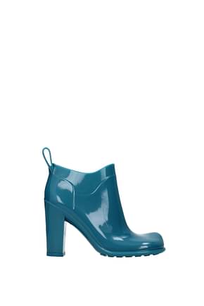 Bottega Veneta टखने तक ढके जूते महिलाओं रबर नीला डीके चम्ब्रे