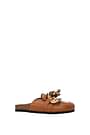 Jw Anderson Slippers and clogs Women Leather Brown
