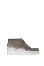 Clarks Ankle Boot wallabee Men Suede Gray White