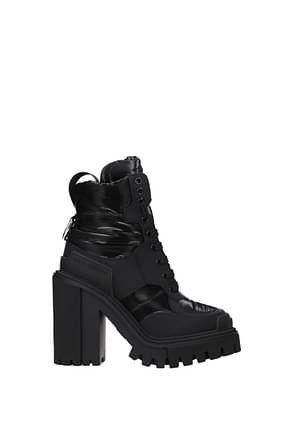 Dolce&Gabbana Ankle boots Women Fabric  Black