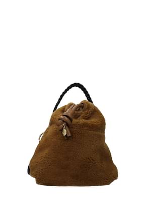 See by Chloé Handbags cleme Women Wool Brown Light Brown