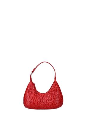 By Far Handbags baby amber Women Leather Red