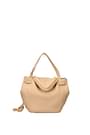 Bottega Veneta Handbags beak Women Leather Beige Almond